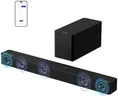 ULTIMEA 5.1CH Surround Sound Bar with Subwoofer, Dolby Atmos, VoiceMX, BassMX, APP, 300W Soundbar for Smart TV, Home Theater Surround Sound System for TV, BT 5.4, Poseidon M60 (2025 Model)