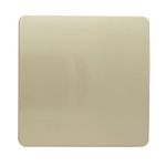 Trendi Artistic Modern Glossy Tactile Single Blanking Plate Gold ART-BLKGO