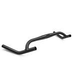 Bike Handlebar PRO Aluminum Alloy Bicycle Handle Bar Big Angle Bend Handlebar Drop Handlebar for Gravel Bikes MTB 22.2 * 31.8mm,430 * 510mm,470 * 600mm,510 * 640mm Black (31.8x430x560mm)