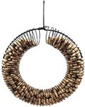 Black Wreath Coil Peanut Bird Feeder