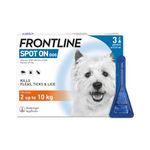 FRONTLINE Spot On Flea & Tick Treatment for Small Dog (2-10kg) 3 Pipettes