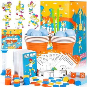 VIPNAJI Beat That, Le Jeu Délirant et Les Défis,160 Défis,Jeux de Société à Relever en Famille ou Entre Amis, Convient aux Enfants et aux Adultes,Cadeau Drole-Anglais