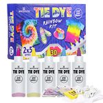 WINSONS Tie Dye Kit of 5 Colours Non Toxic Simple to Use for Homemade Party Creative Group Activities DIY Gift