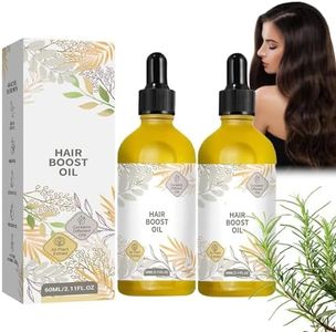Veganic Natural Hair Growth Oil, Natural Hair Growth Oil, Veganic Hair Growth Oil, Veganic Hair Oil, Hair Oil for Dry Damaged Hair for Women and Men, Promotes Growth and Thickness (2pc)