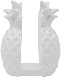 Lilly Pulitzer Napkin Holder for Paper Napkins, Cocktail Napkin Holder for Kitchen or Table, Resort White