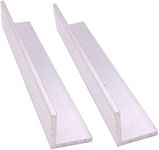 VERNUOS 2PCS 2" x 2"x 1/4" Aluminum Angle 6061, 12" Length, T6511 Mill Stock, 1/4" Thick