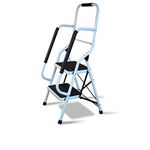 Step Stool with Handrail. Step Ladder, Non-Slip Steps, Portable, Durable and Sturdy, Wide pedal multi-use for household and office