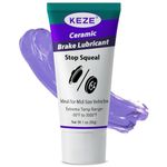 Keze Brake Grease Ceramic Brake Lube Automotive Heat Resistant, Rust Corrosion Protection Moisture-Proof Stop Squeal Synthetic Pin Grease for Bushing Caliper Pin Brake Pad, 1 Oz-1 Pack