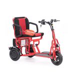 Alton Cougar Folding Mobility Scooter, Lightweight Portable 3 Wheel Motorized Scooter for Adults, Travel Scooters for Adults, Load 280lbs, Only 49lbs, 15mi Range - Red