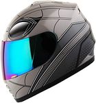 WOW Motorcycle Full Face Helmet Street Bike BMX MX Youth Kids Spider Black