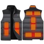 Electric Heated Vest for Men Women , USB Charging Heating Jacket Body Warmer Gilet with 11 Heating Zones,Unisex Heated Waistcoat Lightweight Washable Heated Clothes for Outdoor Camping Hiking Skiing