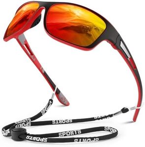 WEAROYO Polarized Sports Sunglasses for Men Women,Fishing Driving Rectangular Goggles UV400 Protection