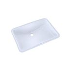 Toto Lt540G#01 21-14" X 14" Under Counter Lavatory with Sanagloss, Cotton White, Undercounter Mount