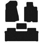 Carsio Black Floor Rubber Tailored Car Mat 3mm 4pc Set TO FIT - Honda CRV 2002-2006 Manual