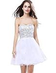 Sarahbridal Womens Short Tullle Sequins Homecoming Dresses Mine Prom Party Gowns - - 18