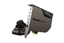 Creative Sound Blaster AE-7 Hi-Res Internal PCIe Sound Card, Quad-Core Processor, 127dB DNR ESS SABRE-class 9018 DAC, Xamp Discrete Custom Bi-amp, Discrete 5.1/Virtual 7.1, Dolby, DTS Encoding (Black and Gray)