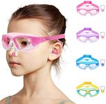 Vvinca Kids Swim Goggles, 180° Clea