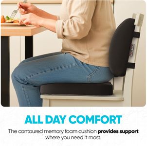 FORTEM Office Chair Cushion – Memory Foam Seat Pad for Comfort