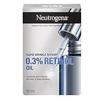 Neutrogena Anti Aging Retinol Oil for Face, Rapid Wrinkle Repair Face Serum and Eye Serum, 30 Milliliters