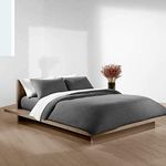 Calvin Klein Body ID Single Fitted Sheet, Charcoal, 200x90cm