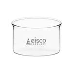 Crystallizing Dish, 300ml - Flat Bottom, No Spout - 3.75" Diameter - Borosilicate Glass - Eisco Labs