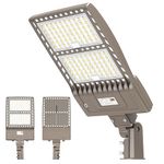 LED Parking Lot Lights 320W 44800LM LED Shoebox Adjustable Slip Fit Mount Lights Fixture 1000W HID/HPS Replacement 5000K IP65 AC 100-277V UL Listed Outdoor Commercial Area Lighting for Stadium Roadway