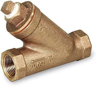 Midline Valve 322U234 Y-Strainer with Stainless Steel Mesh Screen, Pipeline Filter Valve 1/2 in. FIP, Cast Brass