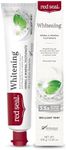 Red Seal Brilliant Mint Whitening Toothpaste, Vegan Friendly, Cruelty Free, Fluoride Free, No Synthetic Colors or Artificial Flavors, NATRUE Certified Natural Ingredients, Paraben & SLS Free, 3.53 oz