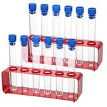 Copkim 2 Sets Test Tubes with Rack 