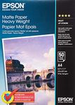 Epson A4 Matte Heavyweight Inkjet Paper (50 Sheets), White