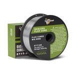 HAXIAOER Flux Core Welding Wire 0.9mm 1.0KG, E71T-GS MIG Welding Wire Mild Steel Gasless Welding Wire Without Gas-self Shielded Stainless Steel Wire for MIG Welders, 1 Pack