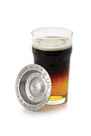 Outset 76487 Irish Black and Tan Beer Layering Tool, Stainless Steel, 3.75" Diameter