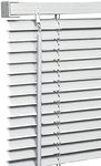 Ruby Deals PVC Venetian Blind Blinds Window 25mm Thin Slats Kitchen Windows Blinds Treatments Easy Fit Curtains Trimmable Fittings Home Office (White, W60cm x L150cm)