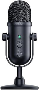 Razer Seiren V2 Pro USB Microphone for Streaming, Gaming, Recording, Podcasting on PC, Twitch, YouTube: High Pass Filter - Mic Monitoring and Gain Control - Built-in Shock Absorber and Mic Windsock