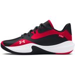 Under Armour Unisex-Adult Lockdown 7 Low Sneaker, (600) Red/Black/White, 12.5 Women/11 Men