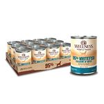 Wellness 95% Whitefish Natural Grain Free Canned Dog Food, 13.2 Ounce Can ( 12 Count)