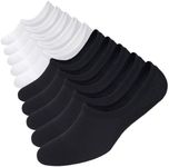 WANDER No Show Socks 10 Pack Cotton