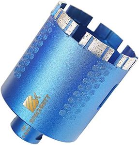Diamond Core Drill Bit,BRSCHNITT 3 Inch Laser Welded Diamond Hole Saw with 5/8-11 Thread for Granite Marble Solid Block Stone Reinforced Concrete,Dry or Wet Drilling (75mm)