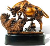 MEPERPER Bull and Bear Statue, Wall