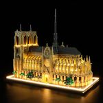 BRIKSMAX Light Kit for Lego-21061 Notre Dame Cathedral - Compatible with Lego Architecture Building Set- Not Include Lego Set