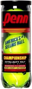 Penn Championship Tennis Balls - Extra Duty Felt Pressurized - 3 Balls (Pack of 4)