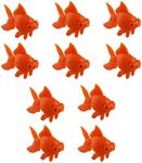 Tabanzhe 10PCS Artificial Aquarium Fish - Plastic Fake Floating Set, Moving Decorations, Realistic Simulation Goldfish Ornament for Fish Tank, Sea Themed Party Decor Gift