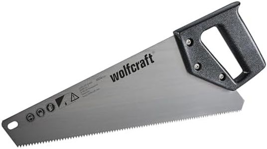 wolfcraft 4024000 - Scie Égoïne - Longueur 350 mm - Pour Plaques de Plâtre, Plastique et Bois