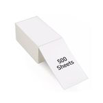 [2 Rolls, 900 Labels] 4" x 6" Blank Shipping Labels Compatible with Label Printer(not for dymo 4XL), 450 Labels/roll Direct Thermal Address & Shipping Labels