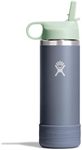 Hydro Flask Kids Water Bottle for School - Stainless Steel and Insulated with Straw Cap - 18 Oz in Koala