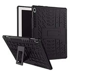 MoreFit Hybrid Armor Back Cover Case with Kickstand Wheel Pattern for Lenovo Tab 4 10 (TB-X304F/N)