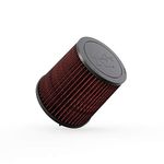 K&N Replacement air filter compatible with Audi A5/S5 3.2L-V6/4.2L-V8 & S4 3.0 (8W/B9) 2008-2016 (E-1987),Heather Red