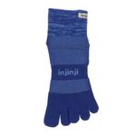 Injinji Trail Midweight Mini-Crew Unisex Toe Socks M