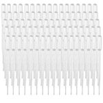 KOHAND 600 PCS 3ml Plastic Transfer Pipettes, Clear Disposable Plastic Droppers Pipettes, Graduated Plastic Measuring Pipettes for Essential Oils, Mixing Acrylic Paints