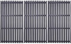 BBQration Matte Finished Cast Iron Cooking Grid for Select Charbroil Brand Gas Grill-griddles, Set of 3